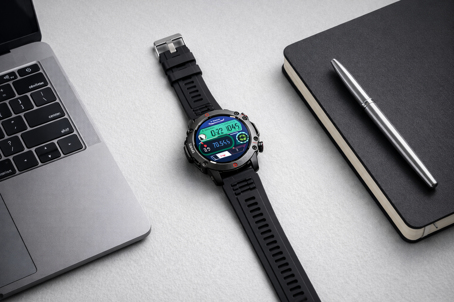 G-Stock Casio AMOLED Smartwatch – Full Touch Dial with Always-On Display