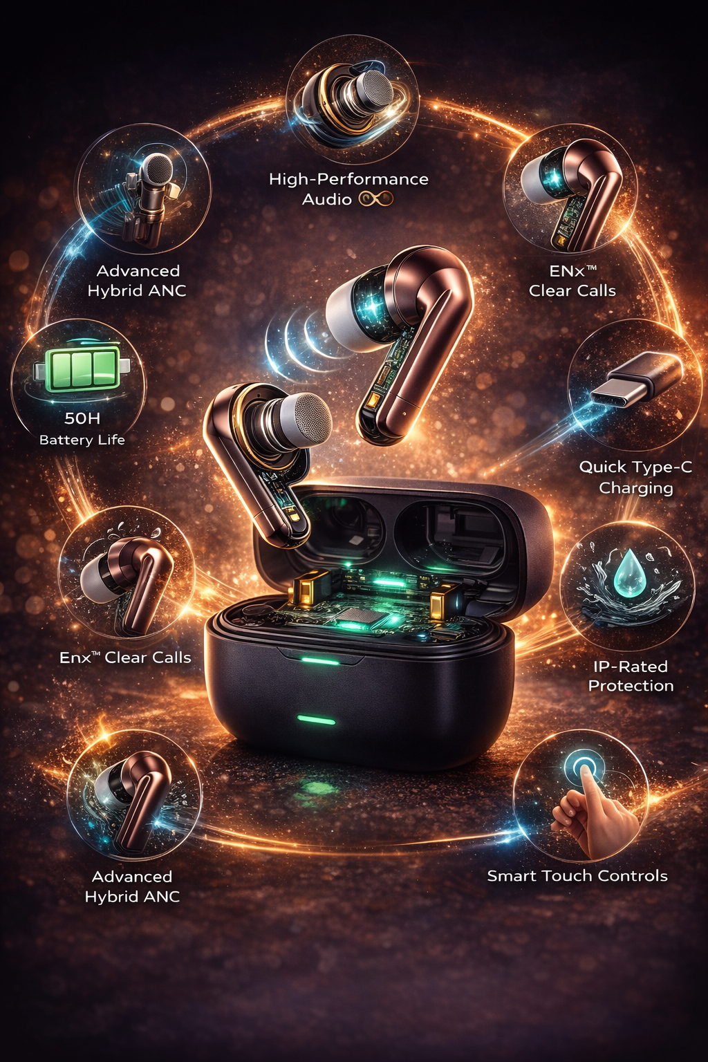 boAt Master Buds 2 – True Wireless Earbuds with Active Noise Cancellation