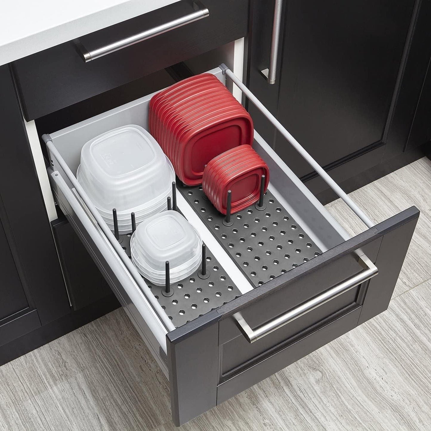Drain Shelf Dish Drying Rack Kitchen Drawer Organizer – Fast Drain, Space-Saving Storage