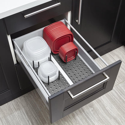 Drain Shelf Dish Drying Rack Kitchen Drawer Organizer – Fast Drain, Space-Saving Storage