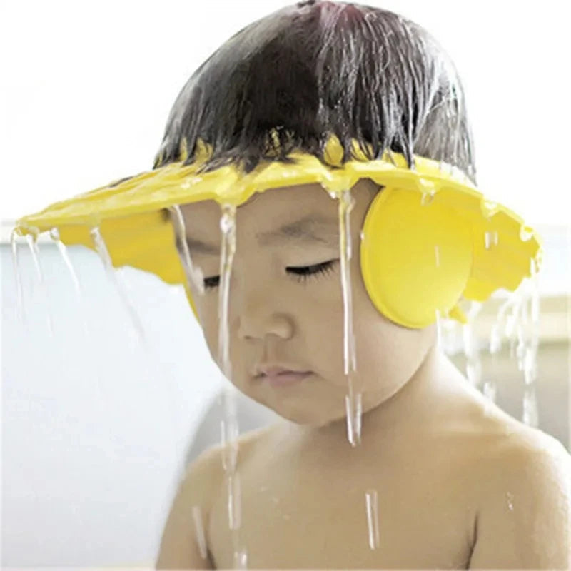 Soft Baby Shower Eye Protection Cap