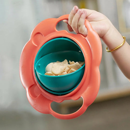 360 Rotating Spill Proof Baby Bowl