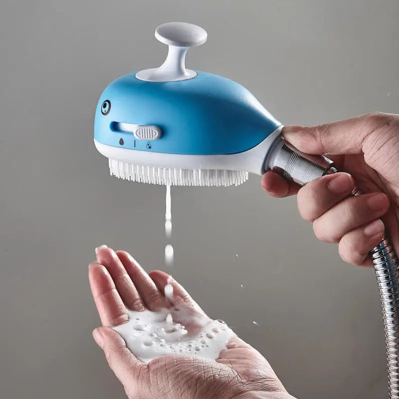 Portable Baby Shower Head with Silicone Brush