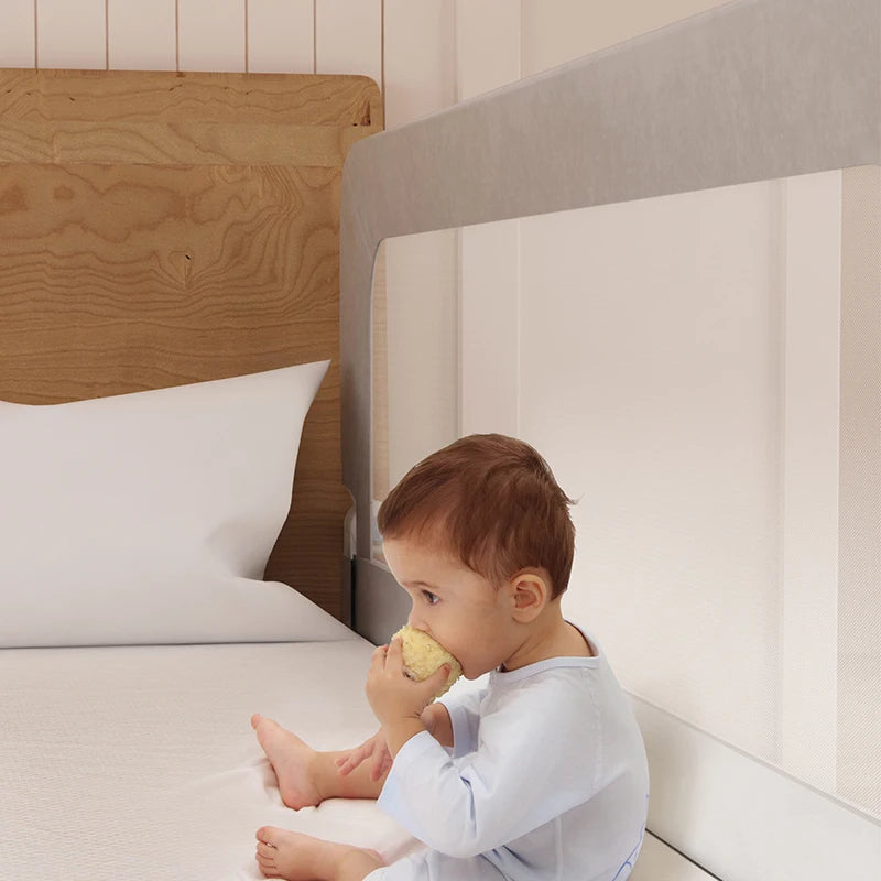 Child Safety Foldable Bed Rail Barrier