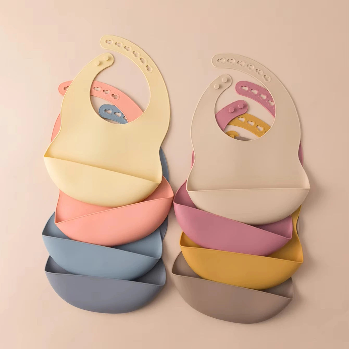Premium Soft Silicone Baby Dining Bib