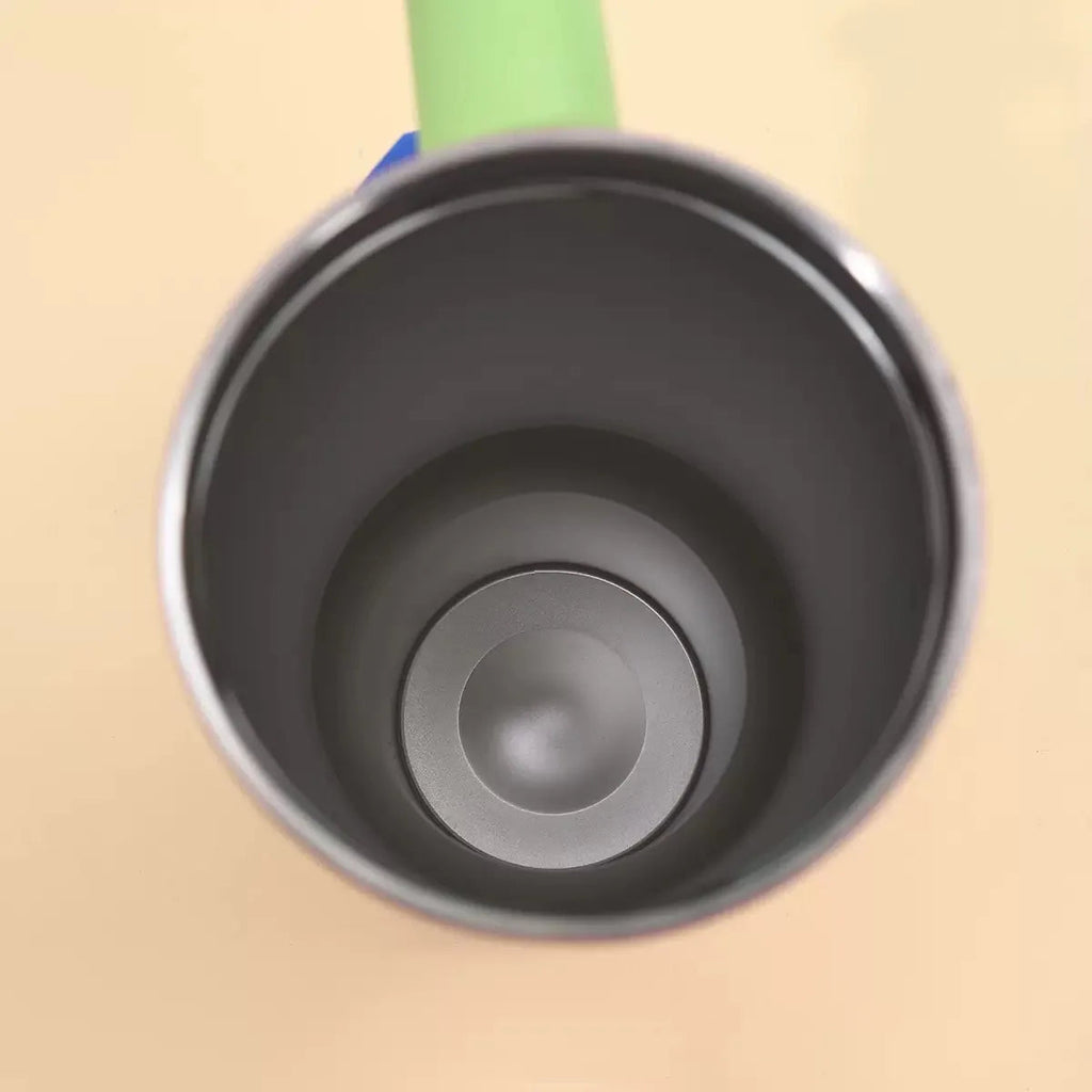 Portable Coffee Mug with Handle and Straw