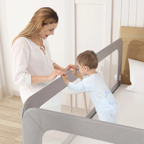 Child Safety Foldable Bed Rail Barrier