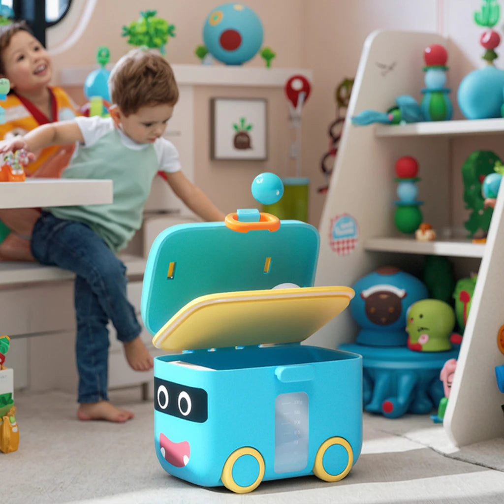 Portable Baby Milk Powder Dispenser Box