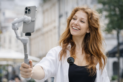 TX Wireless Lavalier Microphone with Charging Case – Dual Mic, 48kHz Audio