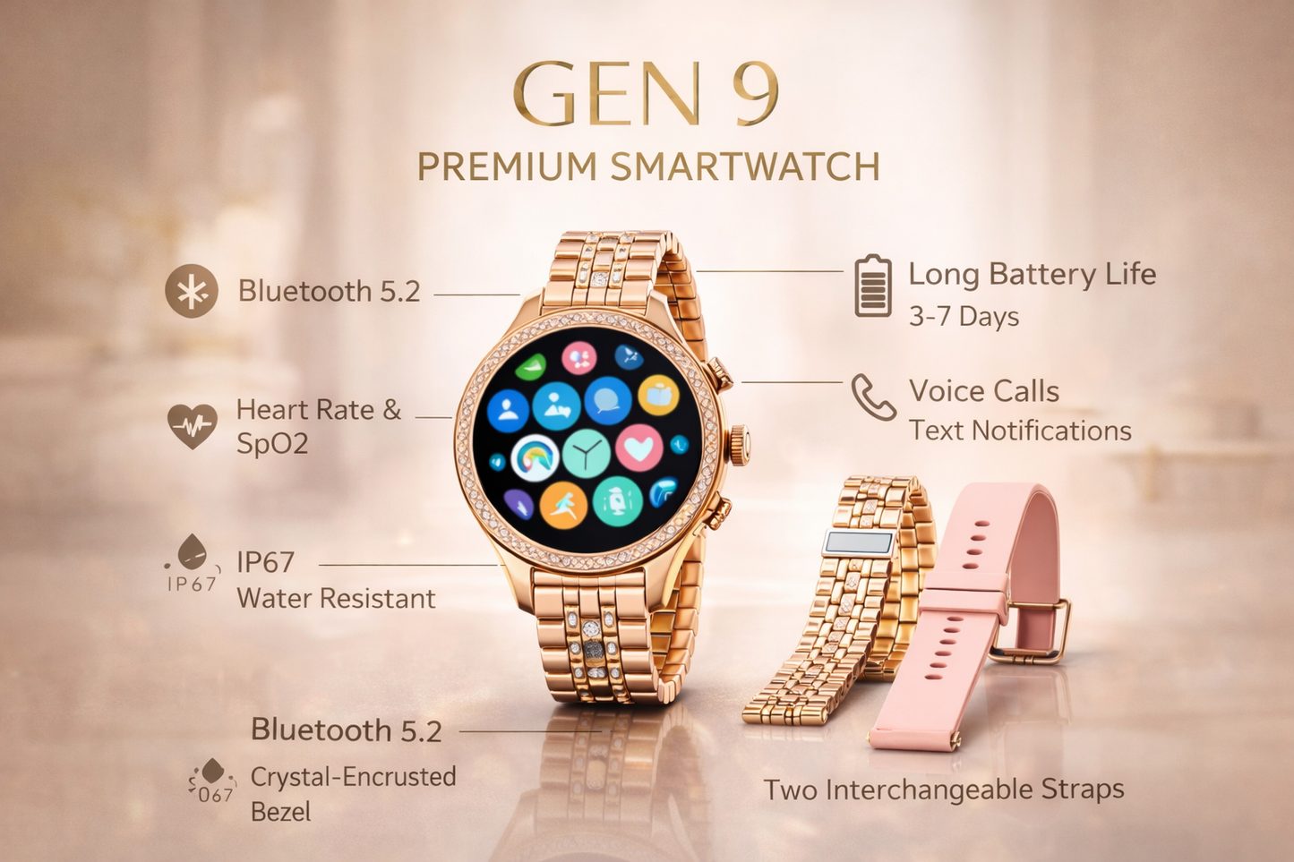 Gen 9 Women Watch – Elegant Modern Timepiece