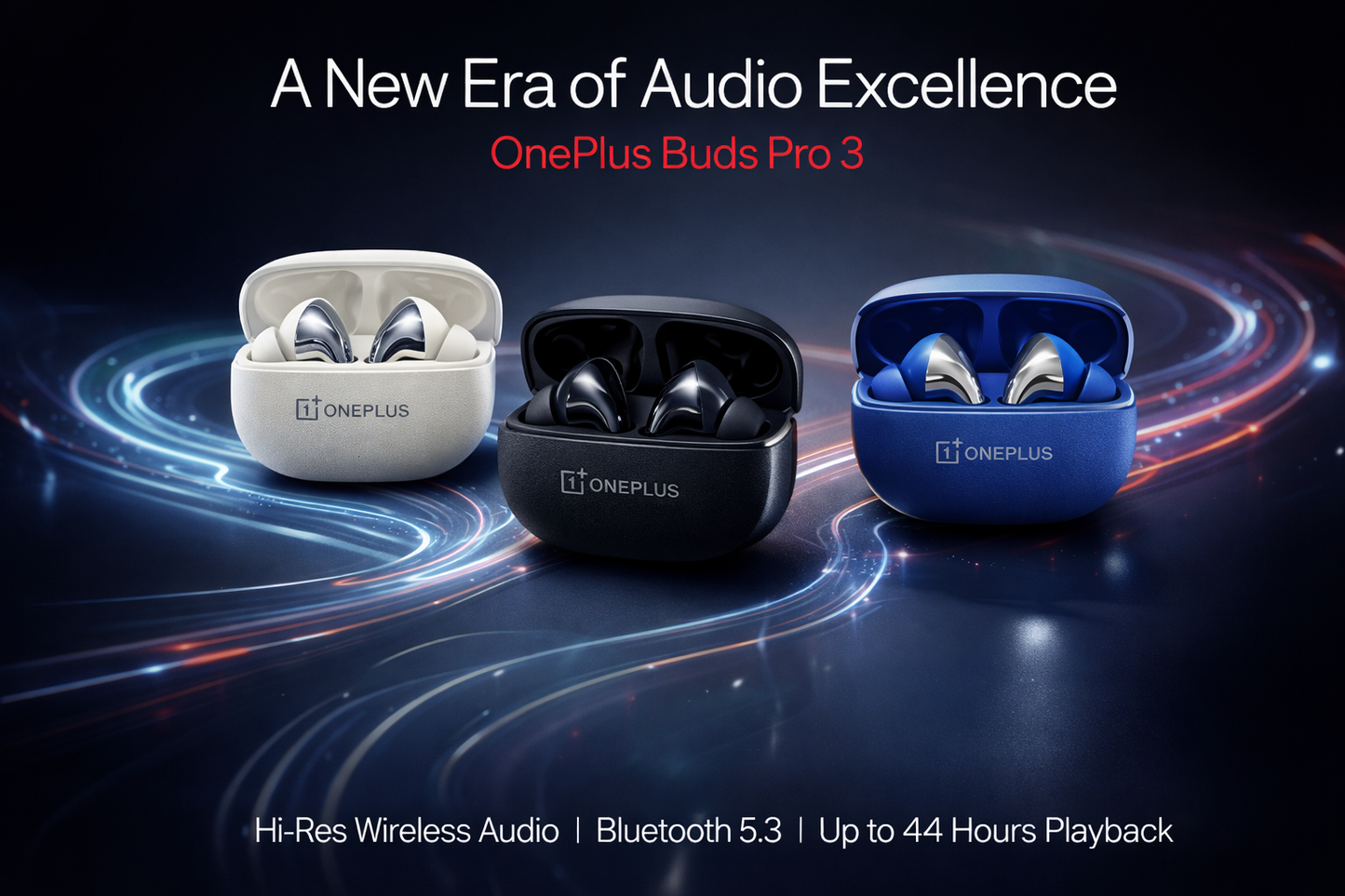OnePlus Buds Pro 3 – Premium True Wireless Earbuds with Adaptive ANC