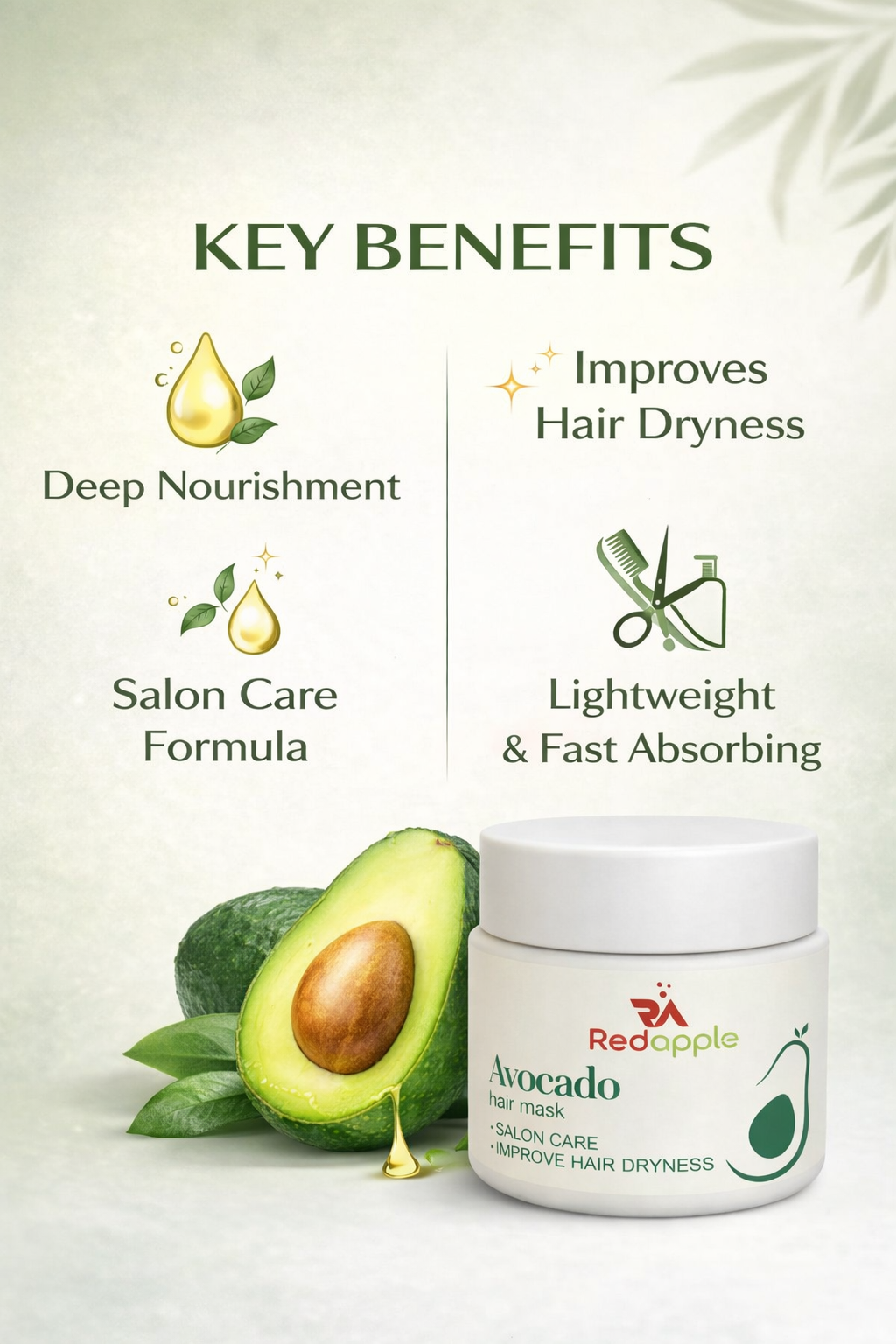 Avocado Hair Mask (Pack of 2)